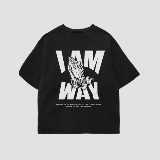 I Am Original T-shirt (Cropped) (Black)