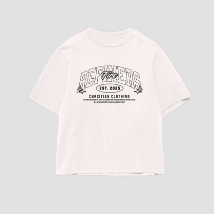 Refiners Fire Classic T-Shirt (Cropped) (White)