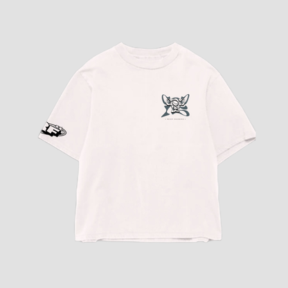 God is T-shirt (Cropped) (White)