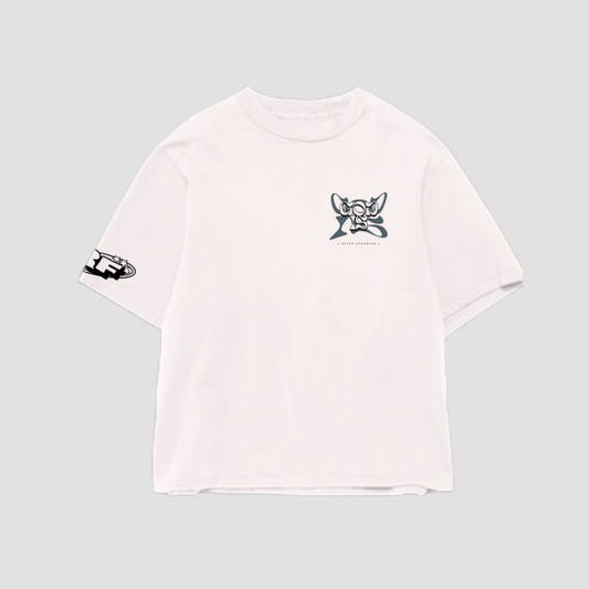 God is T-shirt (Cropped) (White)