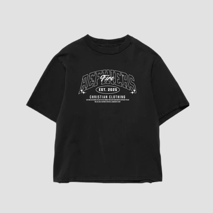 Refiners Fire Classic T-Shirt (Cropped) (Black)