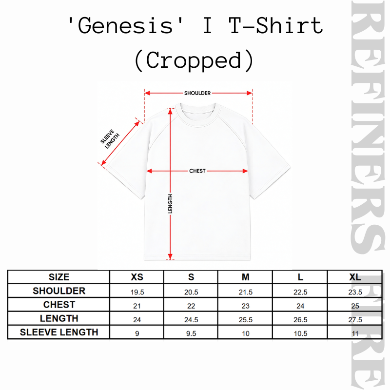 God is T-shirt (Cropped) (Black)